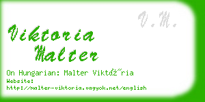 viktoria malter business card